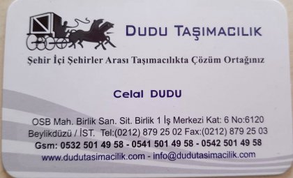 DUDU TAŞIMACILIK